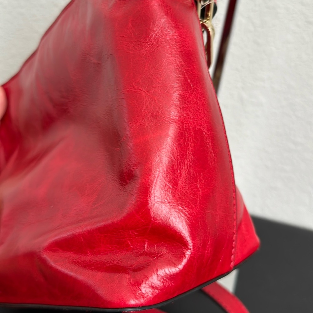 Vince Camuto Leather Bucket Bag with Chain Strap - Ivy - Picture 6 of 8